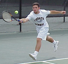 Andrew Jacobi '01 on the run.