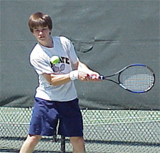 Stefan Patrikis '02 in action at the 2002 NEPSITT.